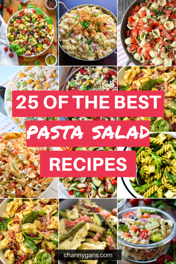 Pasta salads are such a great dish to bring to any party or barbeque. The great thing about them is that they are so easy to make and can be very versatile. Most of these pasta salads can be also be eaten hot, which is a win in my book.