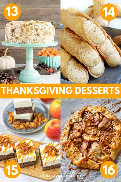 20 Delicious Thanksgiving Desserts - Holiday Baking