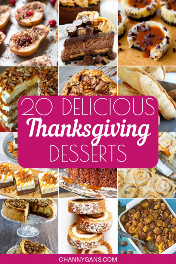 Thanksgiving is all about the pies – but why not try some of these Thanksgiving desserts that are most definitely not a pie? There is no shortage of delicious Thanksgiving dessert ideas – from cookies to cupcakes.