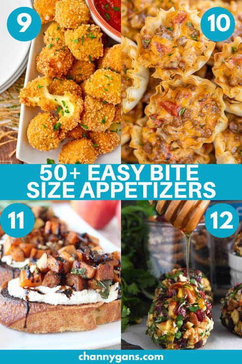 50+ Easy Bite Size Appetizers