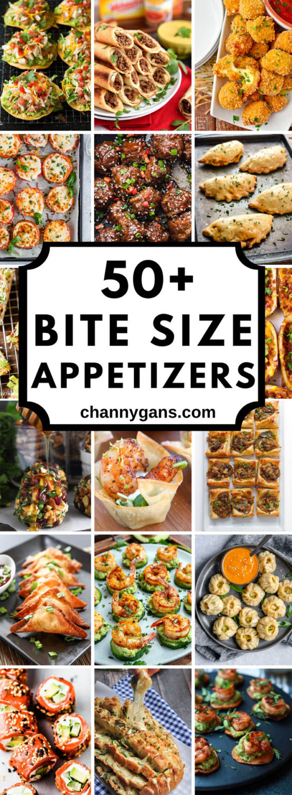 50+ Easy Bite Size Appetizers