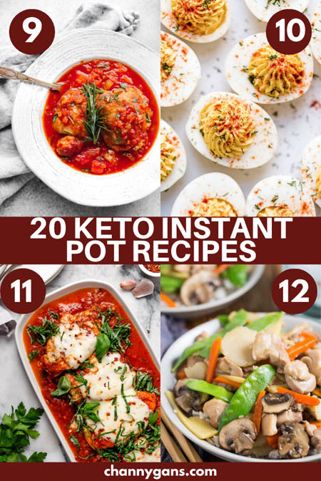 20 Keto Instant Pot Recipes Grid 3