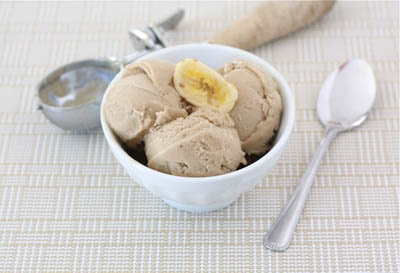 10 Easy 2 Ingredient Desserts: Banana Peanut Butter Ice Cream