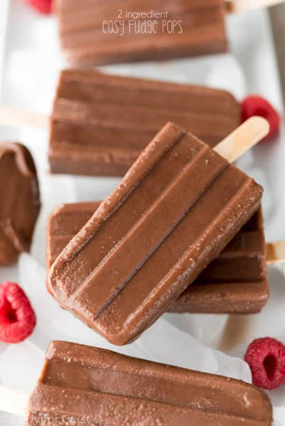 10 Easy 2 Ingredient Desserts: Fudge Pops