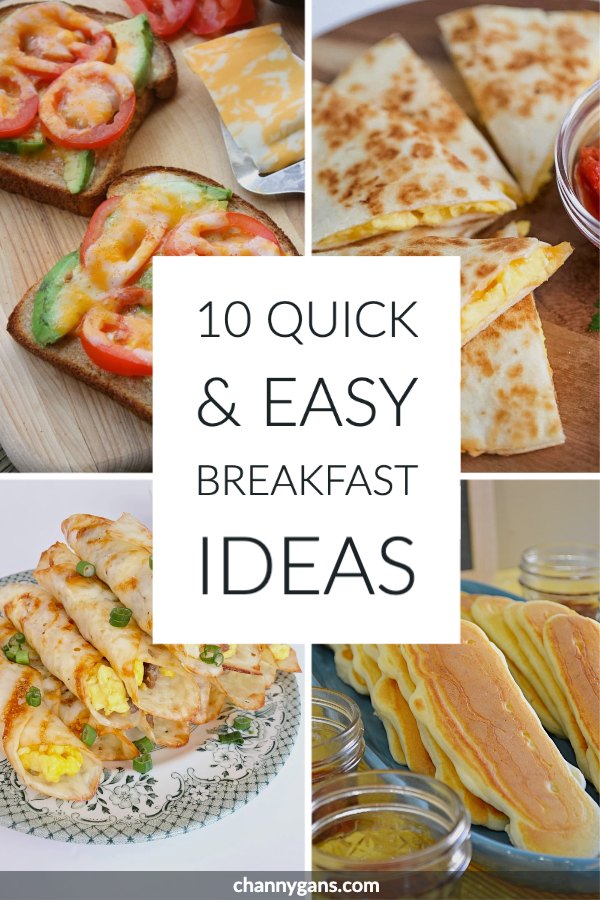 They say breakfast is the most important meal of the day. So skip the cereal and choose one of these easy and quick breakfast ideas!