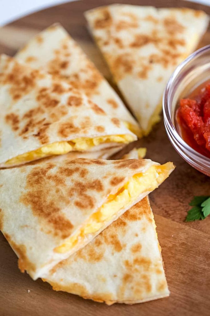 10 Easy And Quick Breakfast Ideas To Start Your Day   Quick Easy Breakfast Quesadillas 735x1103 