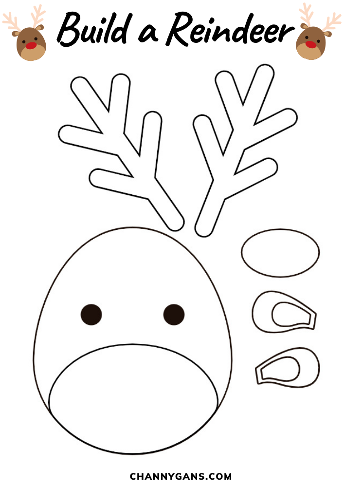 Free Printable Reindeer Craft For Kids